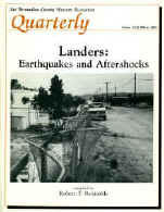 Landers: Earthquakes and Aftershocks